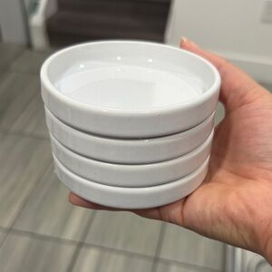 Set of 4 White Coasters